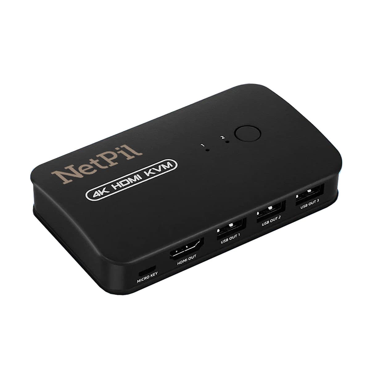 سویچ دو پورت HDMI KVM نت پیل مدل HK201 — تصویر ۴
