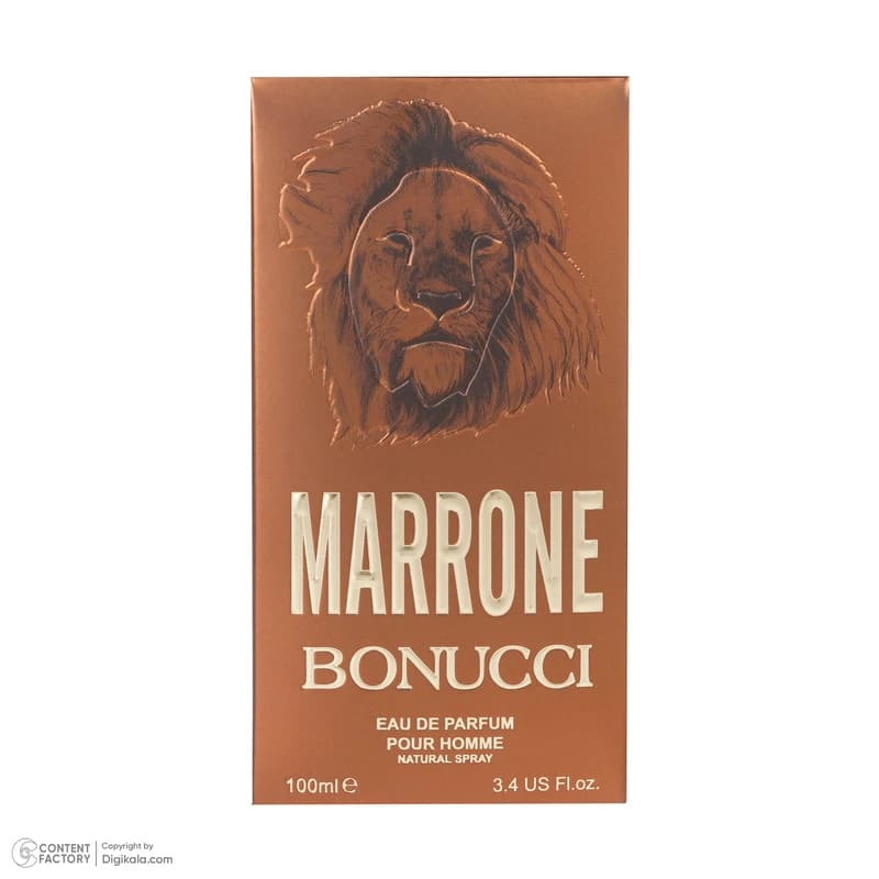 ادو پرفیوم مردانه بونوچی مدل Marrone حجم 100 میلی لیتر — تصویر ۶