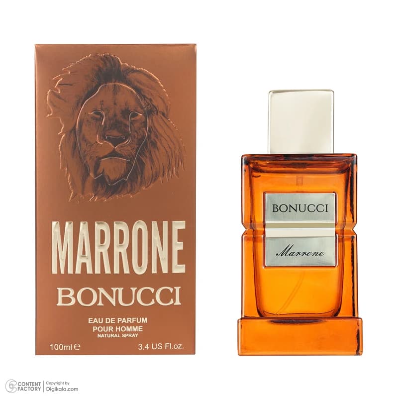 ادو پرفیوم مردانه بونوچی مدل Marrone حجم 100 میلی لیتر — تصویر ۴