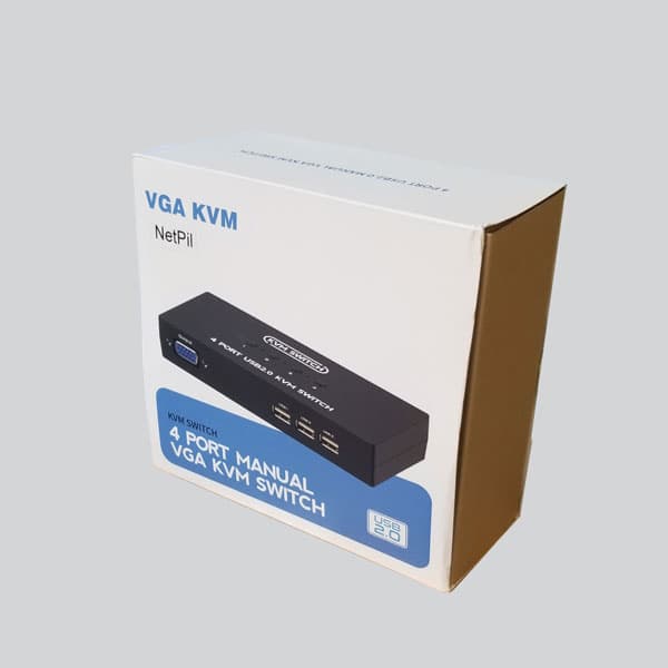 سویچ 4 پورت KVM USB نت پیل مدل NP-4U — تصویر ۴