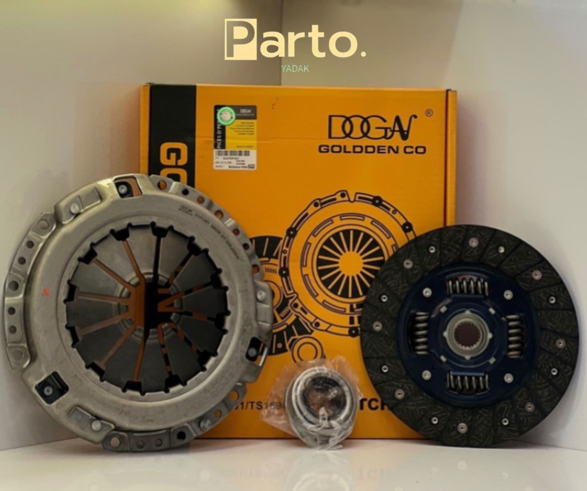 کیت کامل کلاچ (دیسک، صفحه و بلبرینگ) گلدن – مناسب برای برلیانس H330 و H320 - پرتو یدک