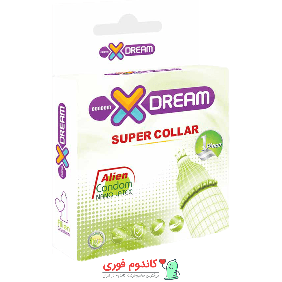 کاندوم فضایی اره ماهی ایکس دریم مدلsuper collar