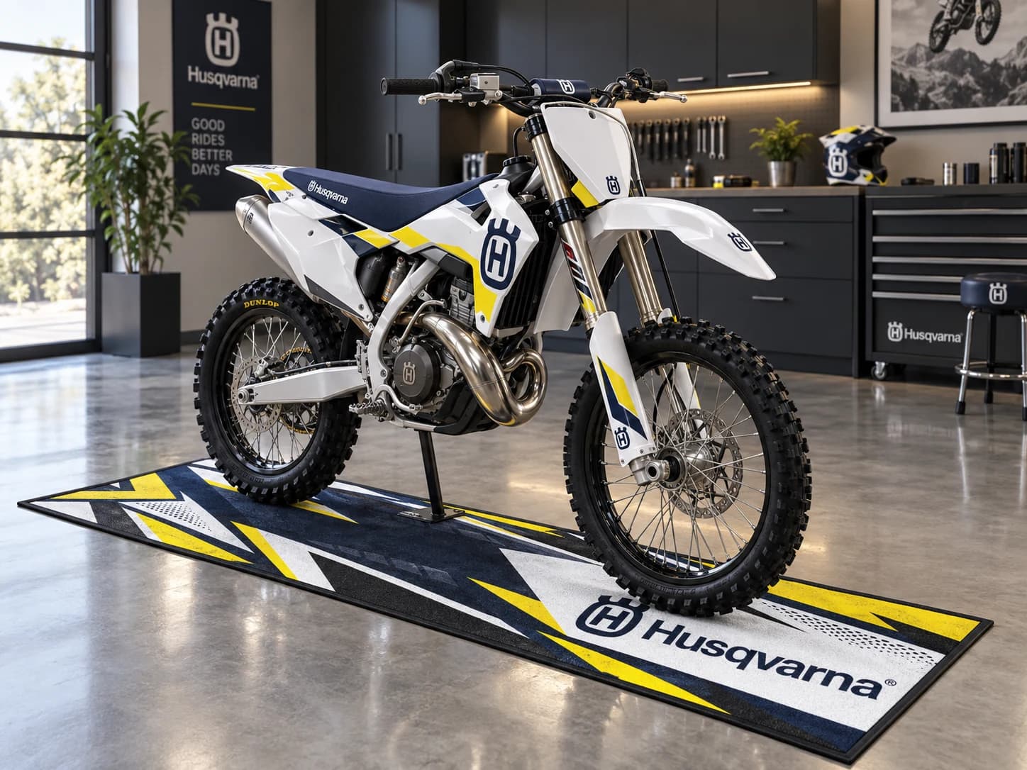 فرش زیر موتور کراس هاسکوارنا Husqvarna | نسخه اصلی