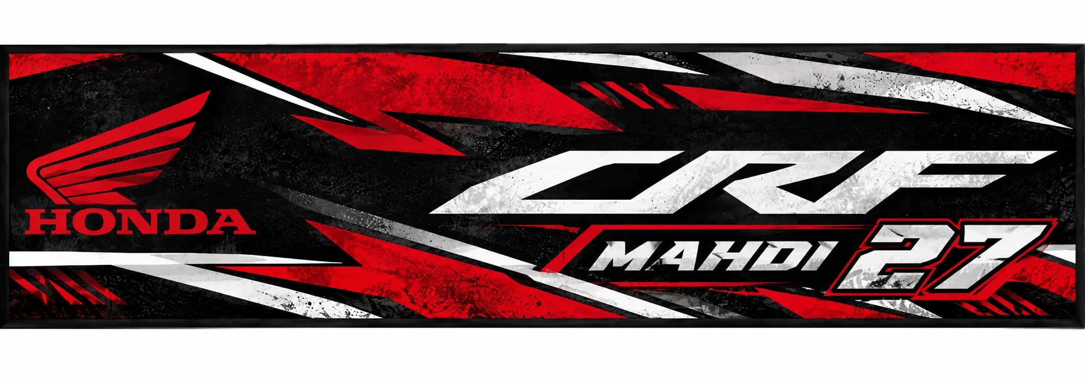 فرش زیر موتور کراس هوندا CRF | Rider Edition سفارشی — تصویر ۴