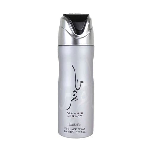 اسپری بدن ماهر لگسی لطافه حجم 200 میلی‌لیتر اورجینال | MAAHIR LEGACY Body Spray Lattafa