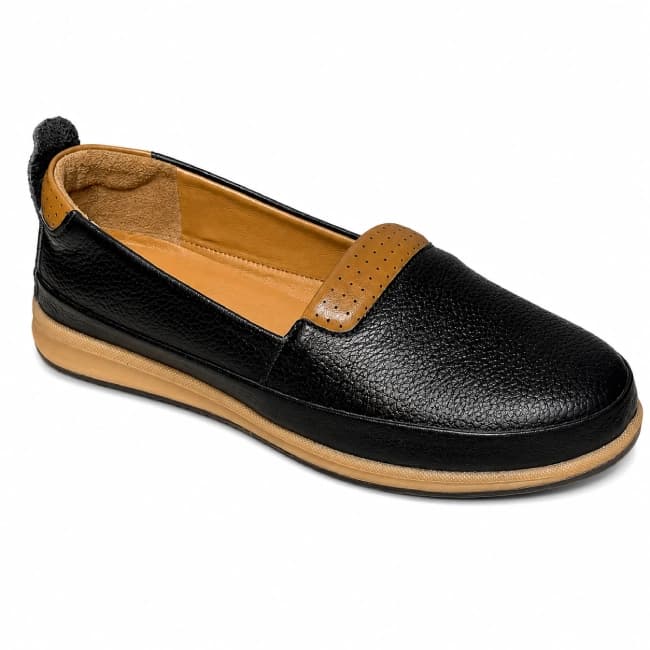 کفش طبی چرم زنانه کد 556 — تصویر ۵