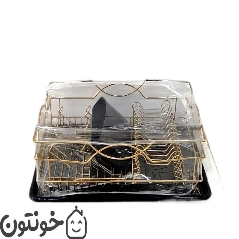 جا ظرفی کنار سینگ فورتیک طلایی 1 طبقه مدل G970 — تصویر ۶