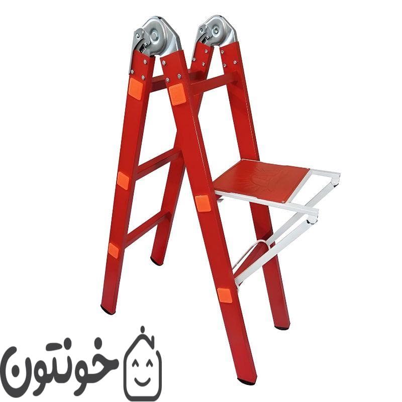 نردبان مفصلی 2 متری 6 پله مدل آسانکار 2 تکه