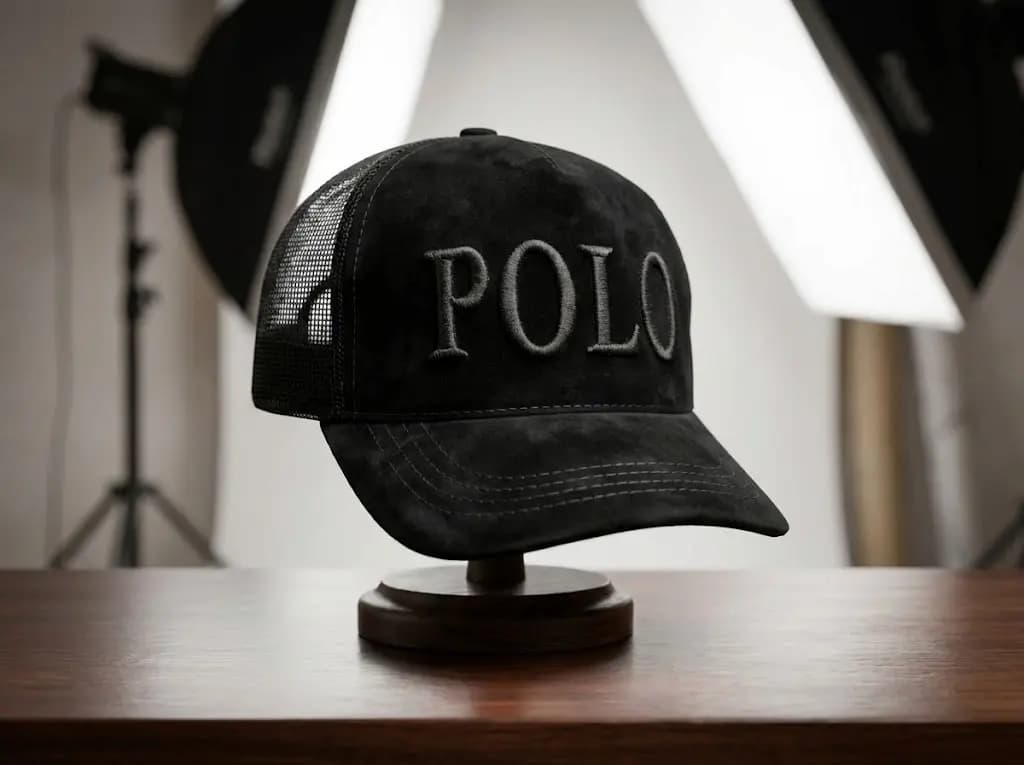 کلاه اسپرت پشت توری POLO مشکی (مدل s1004)