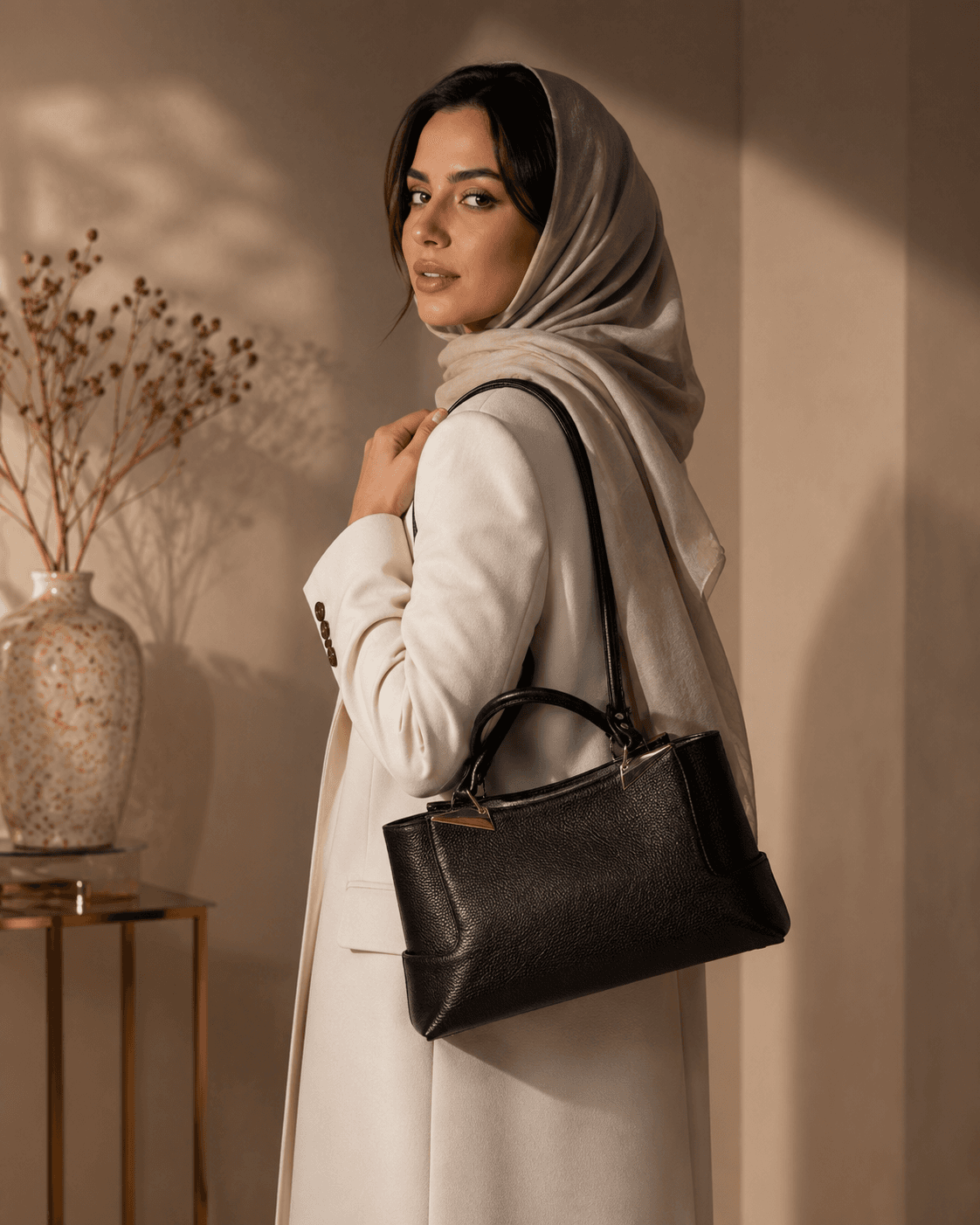 کیف چرم زنانه استایل صبا