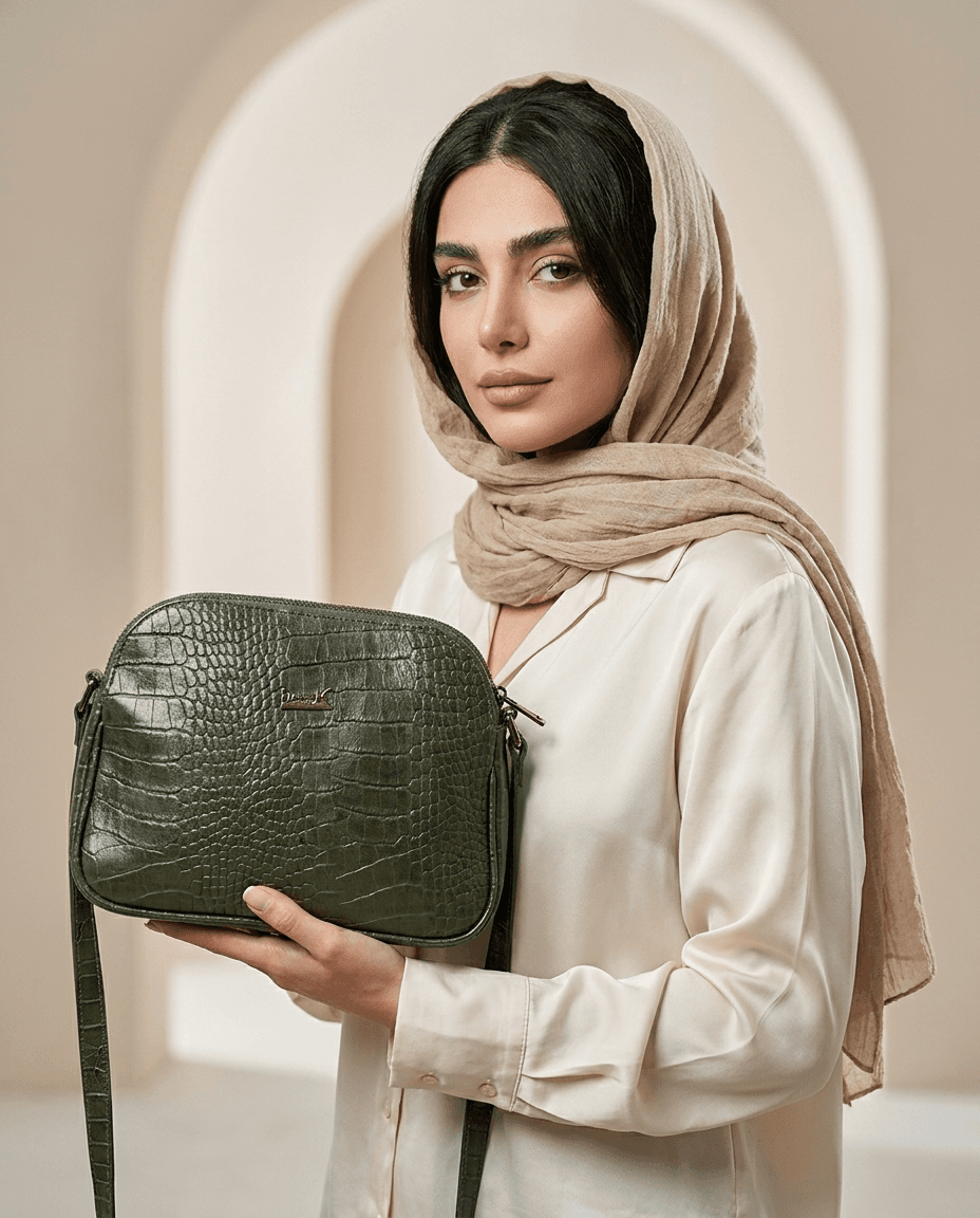 کیف چرم زنانه استایل تینا