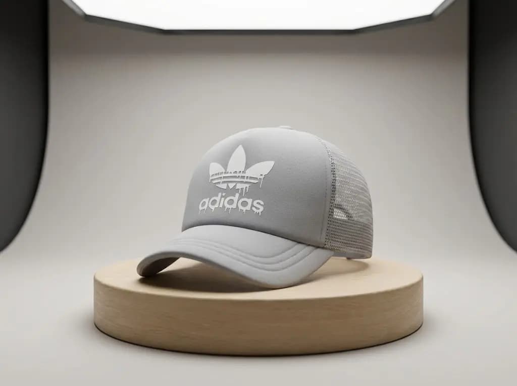 کلاه پشت توری نقاب کوتاه ADIDAS (مدل p1000) — تصویر ۳