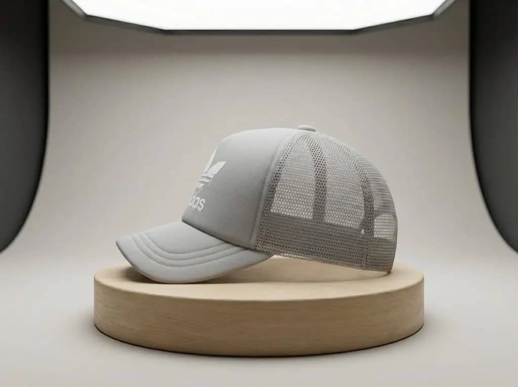 کلاه پشت توری نقاب کوتاه ADIDAS (مدل p1000) — تصویر ۲
