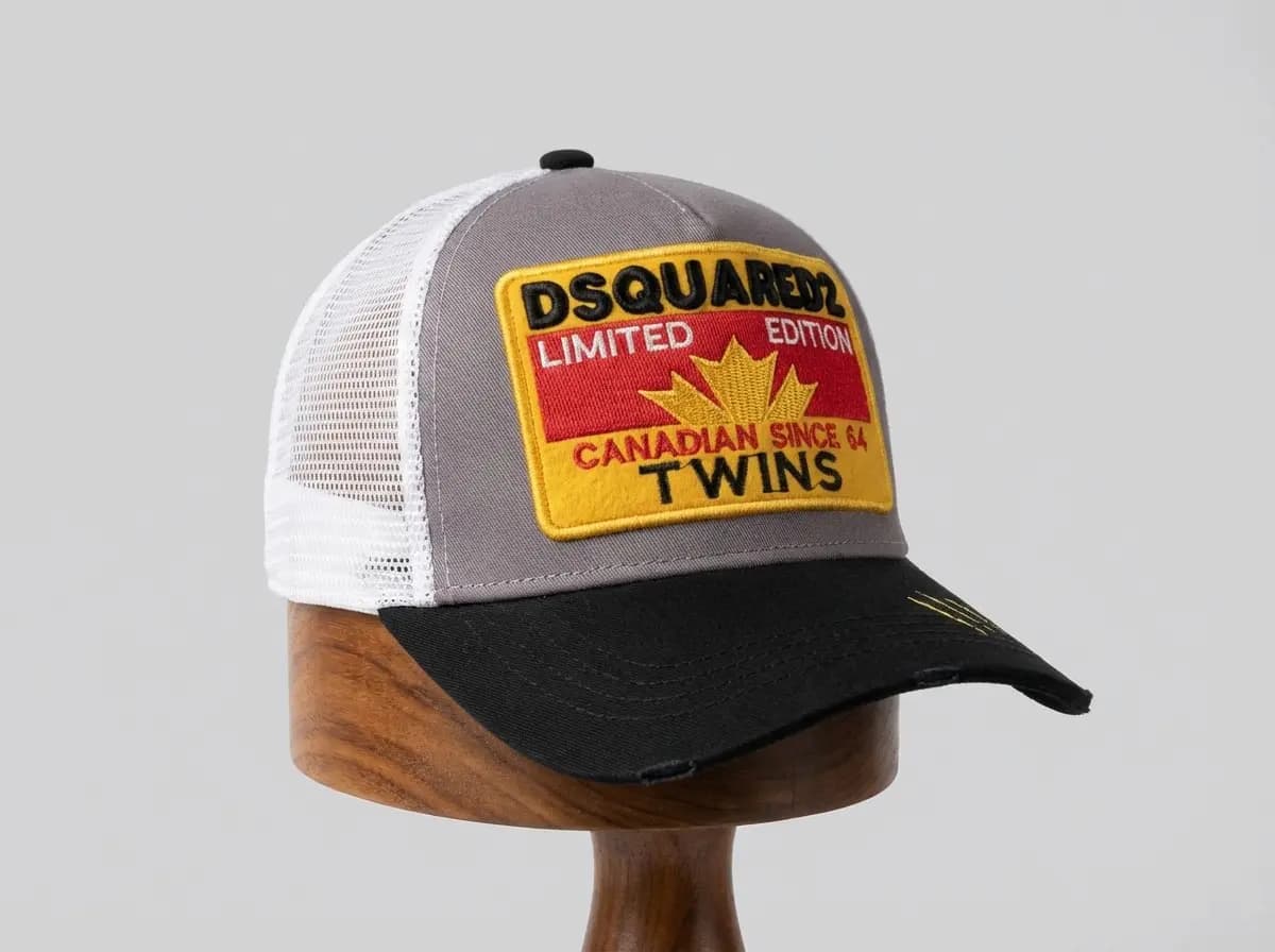 کلاه گورین پشت توری DSQUARED2 TWINS (مدل g3504)
