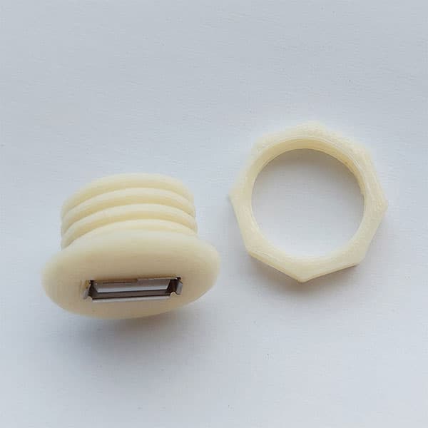 قاب روپنلی مادگی USB-A female مدل UPanel بسته دو عددی — تصویر ۱۱