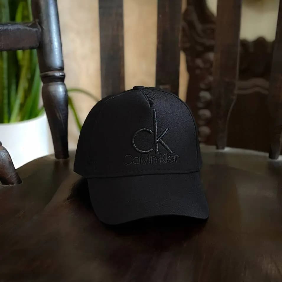 کلاه کتان CK مشکی (مدل H1009) — تصویر ۳