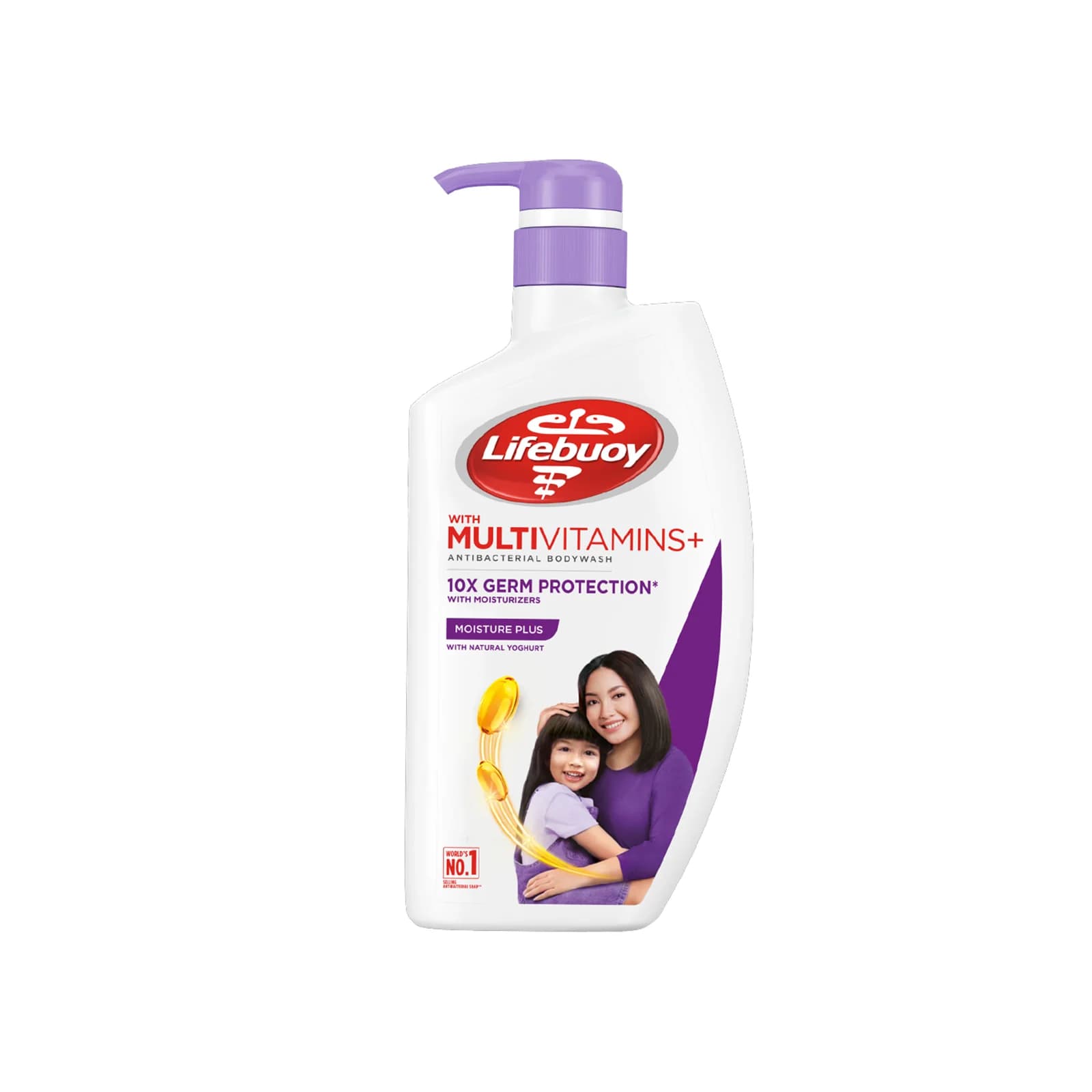شامپو بدن مولتی ویتامین لایف بوی مدل Moisture Plus حجم 500 میل — تصویر ۲