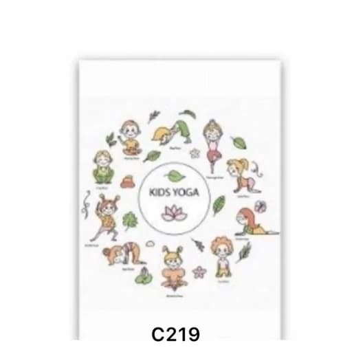فرشینه هلووین کودک مخمل طرح ورزش یوگا کدC219 (پس کرایه)