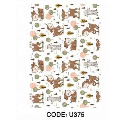 فرشینه کودک مخمل ترک طرح بچه گوزن U375(پس کرایه)
