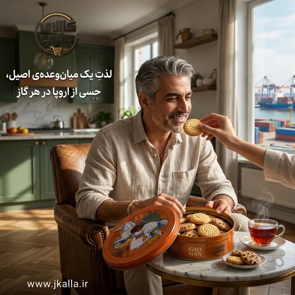 کوکی کره‌ای گائودیان GAODIAN وزن 208 گرم — تصویر ۲