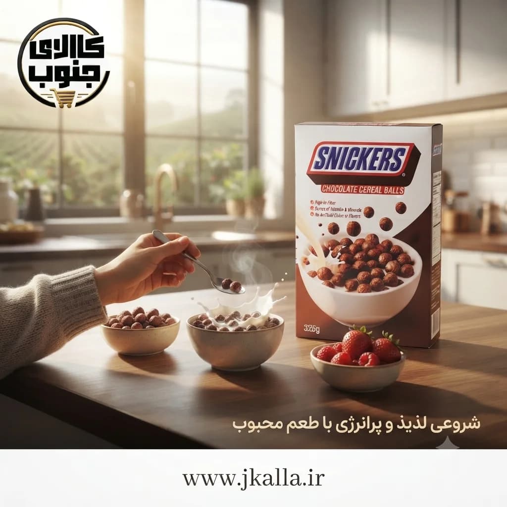 غلات صبحانه شکلاتی اسنیکرز 325 گرمی — تصویر ۶