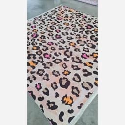 فرشینه طرح پوست پلنگی دخترونه Z019 (پس کرایه) — تصویر ۹