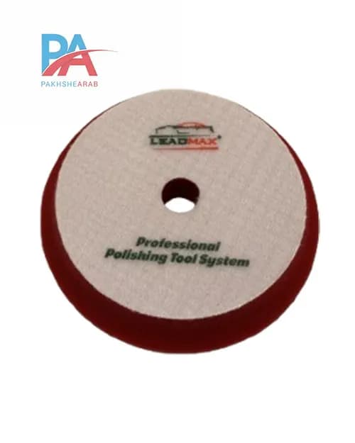 پد واکس اوربیتال لیدمکس 12.5 سانت (5 اینچ) قرمز | LEADMAX Wax Polishing Pad PPI90 — تصویر ۲
