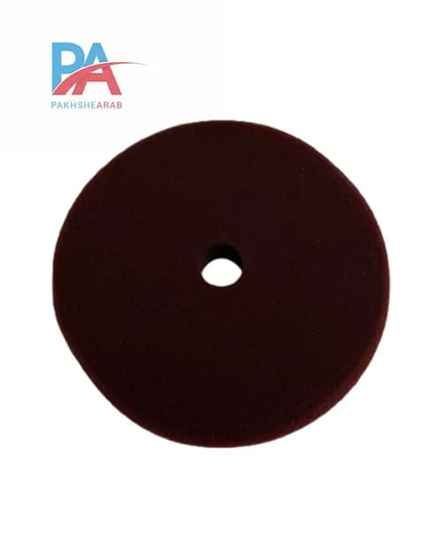 پد پولیش متوسط کاتینگ اوربیتال لیدمکس 12.5 سانت (5 اینچ) زرشکی تیره | مدل LEADMAX Medium Cut PPI70