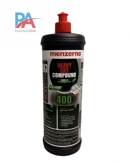 پولیش زبر سبز منزرنا مدل 400 مخصوص بدنه خودرو حجم 1 لیتر | Menzerna Heavy Cut 400 Green Line — تصویر ۵