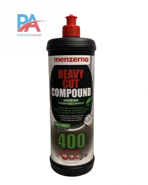پولیش زبر سبز منزرنا مدل 400 مخصوص بدنه خودرو حجم 1 لیتر | Menzerna Heavy Cut 400 Green Line — تصویر ۴