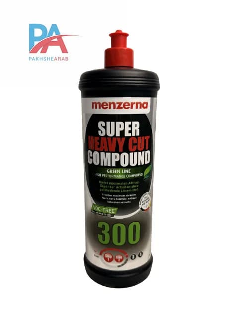 پولیش خیلی زبر سبز منزرنا مدل 300 حجم 1 لیتر | Menzerna Super Heavy Cut 300 Green Line — تصویر ۴
