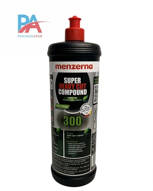 پولیش خیلی زبر سبز منزرنا مدل 300 حجم 1 لیتر | Menzerna Super Heavy Cut 300 Green Line — تصویر ۳