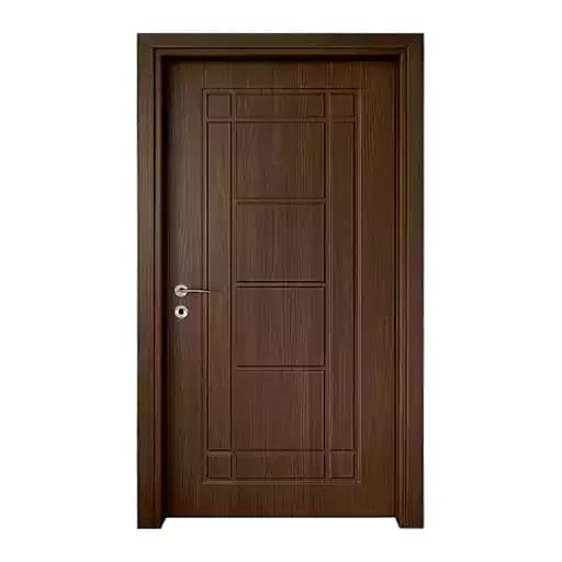 درب اتاقی و سرویس بهداشتی MDF با روکش PVC کد 152 — تصویر ۳
