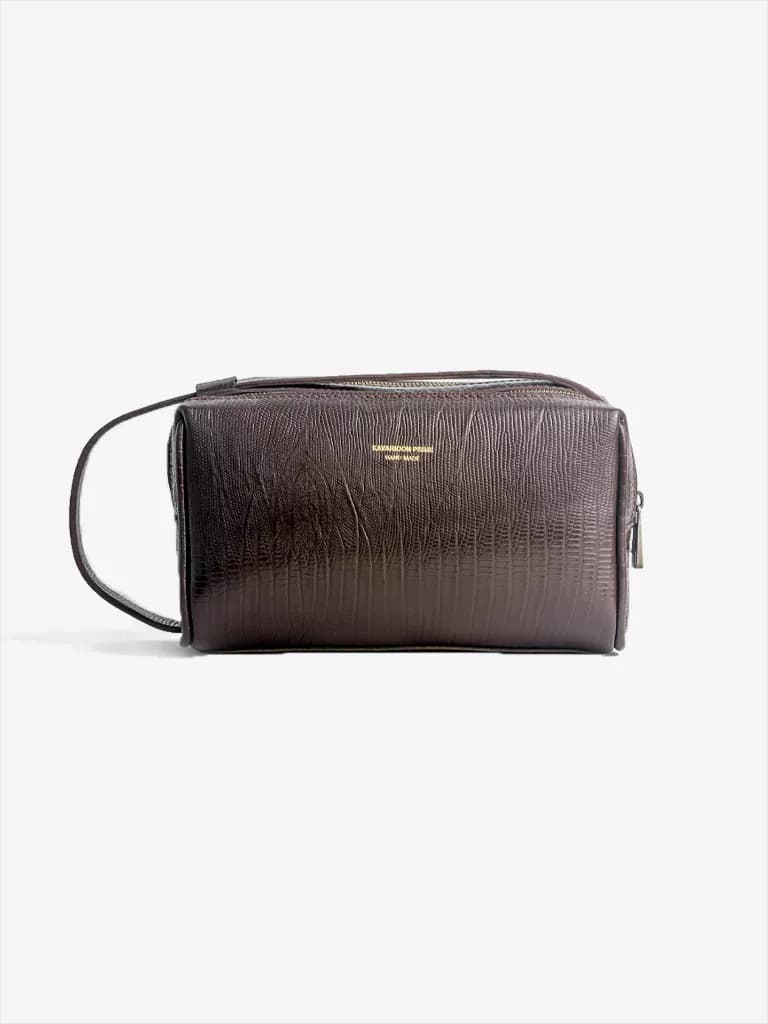 کیف دستی چرم دست دوز روبی