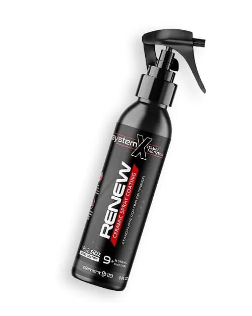اسپری سرامیک سیستم ایکس (System X Renew Nano Coating) حجم ۲۴۰ میلی‌لیتر