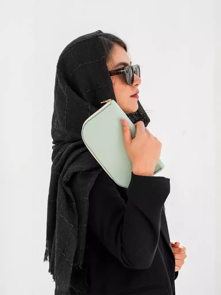 کیف پول دستی زنانه مینت کرو — تصویر ۷