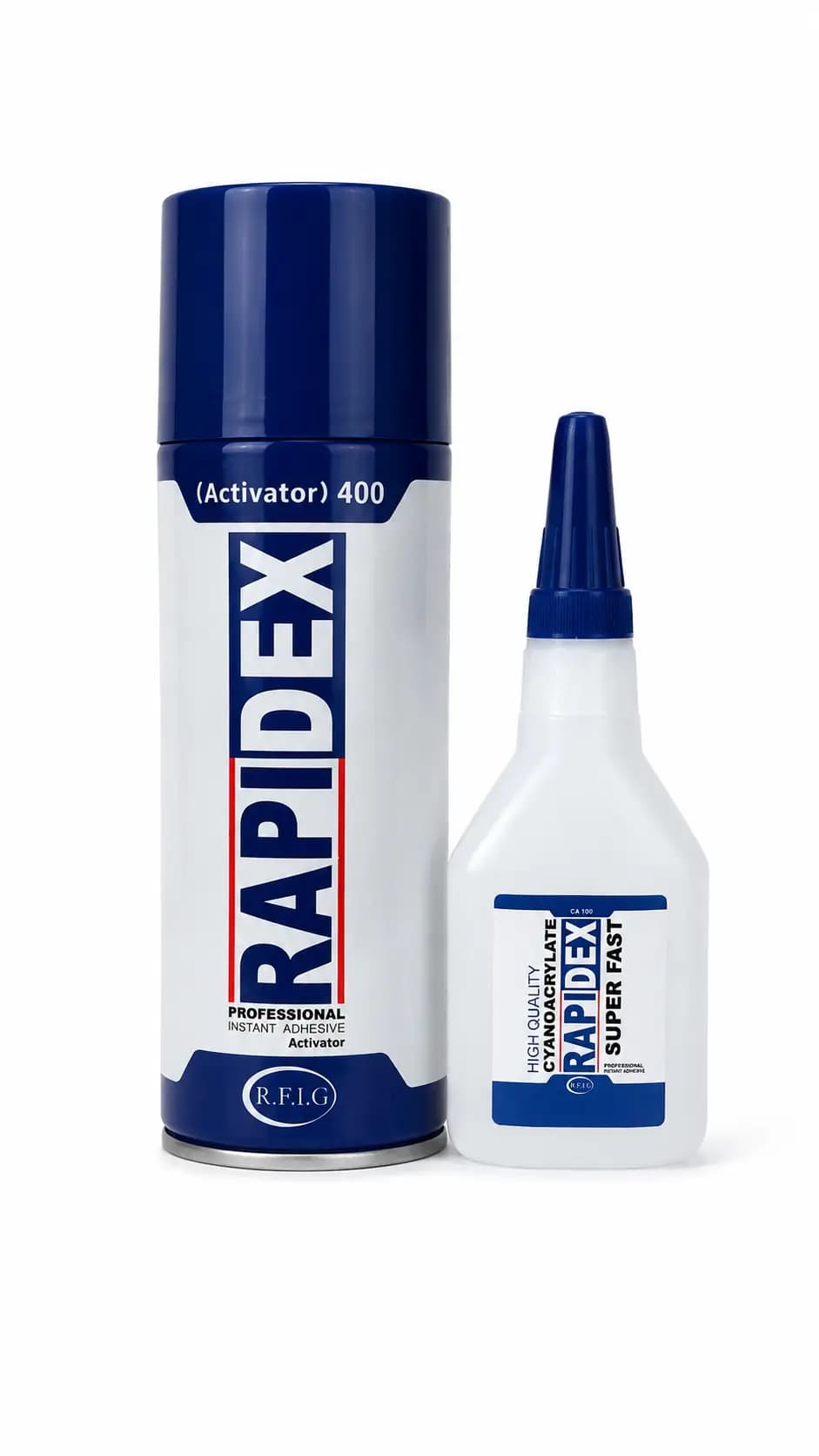 چسب 123 راپیدکس Rapidex 100 میلی‌لیتر + اکتیویتور 400