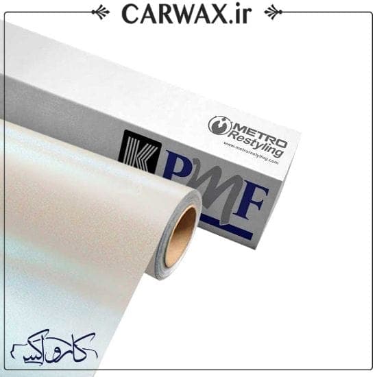 کاور رنگی براق سفید آبی کریستالی خودرو کی پی ام اف KPMF Pacific Blue/White Starlight K75476