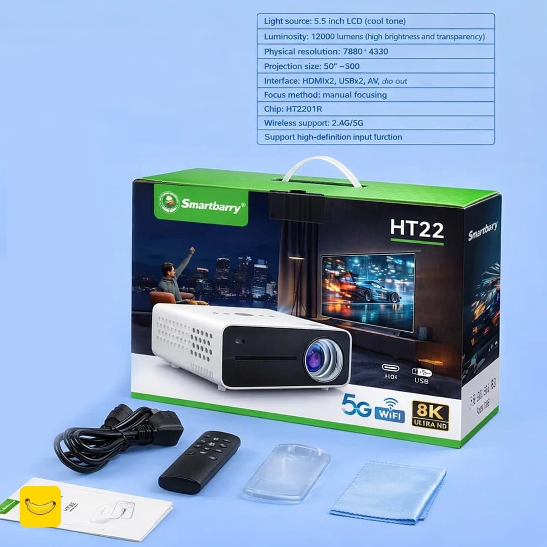 ویدئو پروژکتور SmartBarry مدل HT22 — تصویر ۴