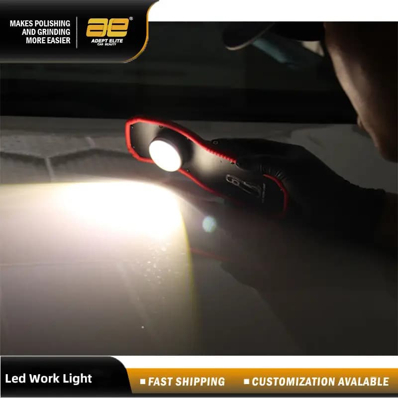 چراغ شارژی دیتیلینگ Light Bar Red Color Car Body — تصویر ۵
