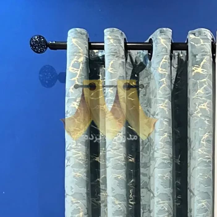 پرده آماده مخمل طلاکوب ترک در 7 رنگ — تصویر ۱۲