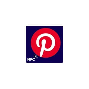 تگ برچسبی هوشمند NFC مایفر 13.56 مگاهرتز طرح pinterest