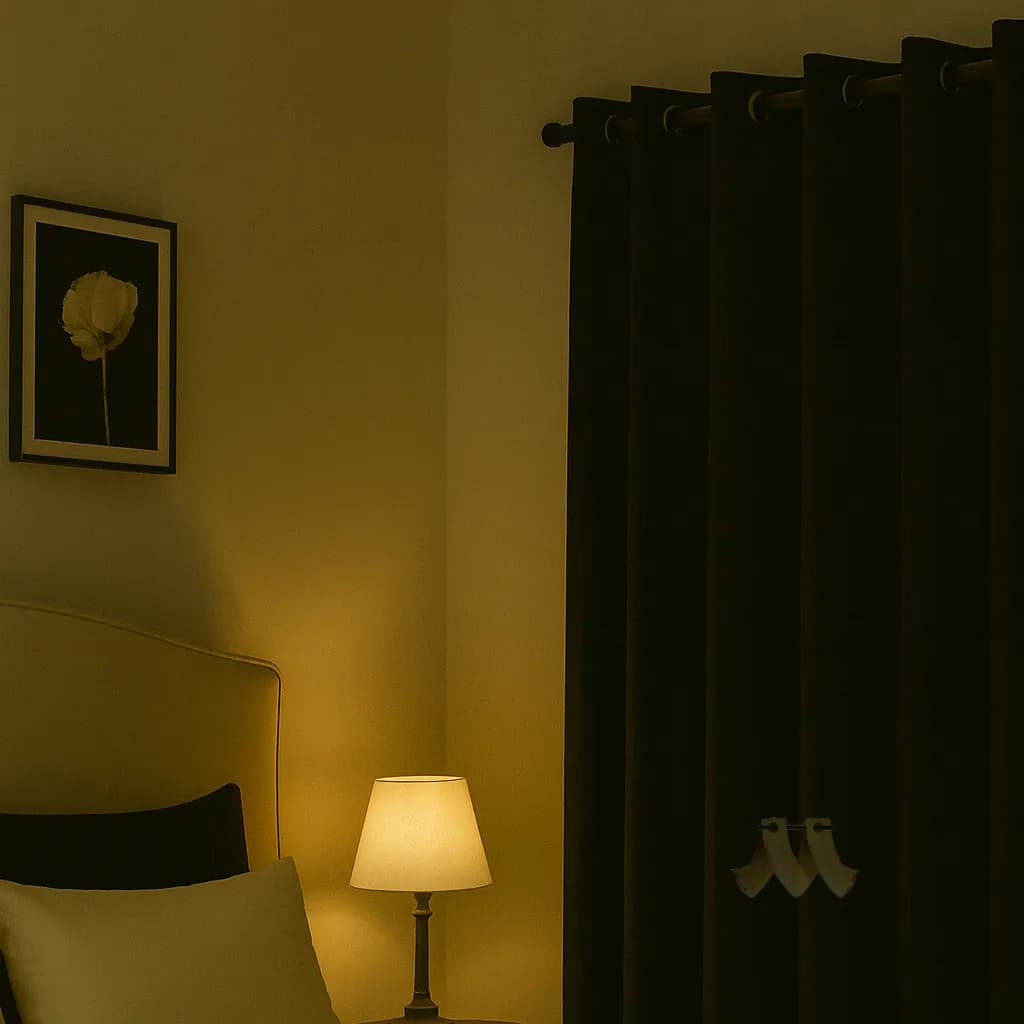 پرده آماده پانچی بلک اوت — تصویر ۷
