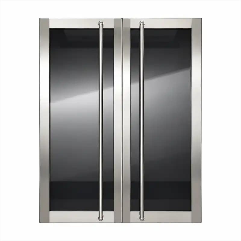 درب استیل دو لنگه سیلور کد 315