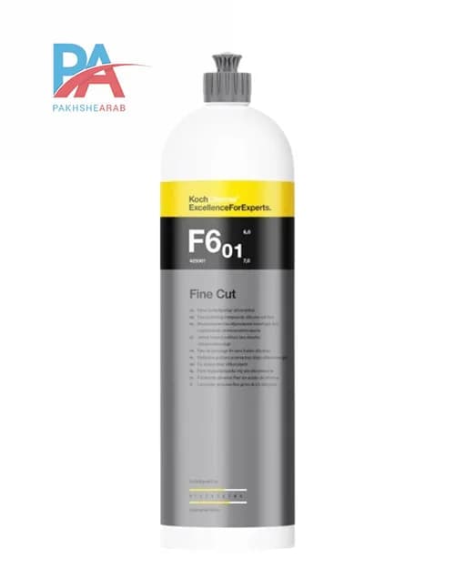 پولیش متوسط بدنه خودرو کوکمی مدل Fine Cut F6.01 حجم 1 لیتر Koch Chemie F6 — تصویر ۲