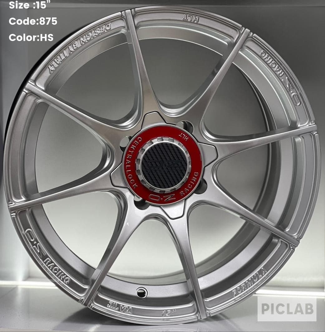 رینگ اسپرت 16 مدل 485 فرمولا نقره ای سایز ۱۶×۷(108-100×4) |7/16_OZ Code_875_HS_Formula_silver| — تصویر ۲