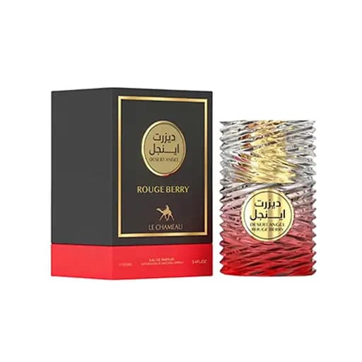 ادکلن دیزرت آنجل رژ بری لشامو حجم 100 میلی لیتر اورجینال | LE CHAMEAU Desert Angel Rouge Berry — تصویر ۲