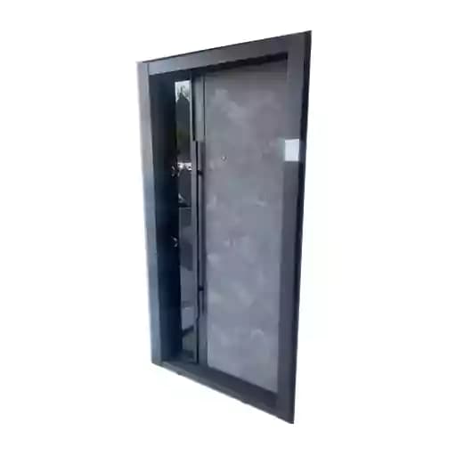 درب ضد سرقت مدل ترکیبی بتن و شیشه کد 116