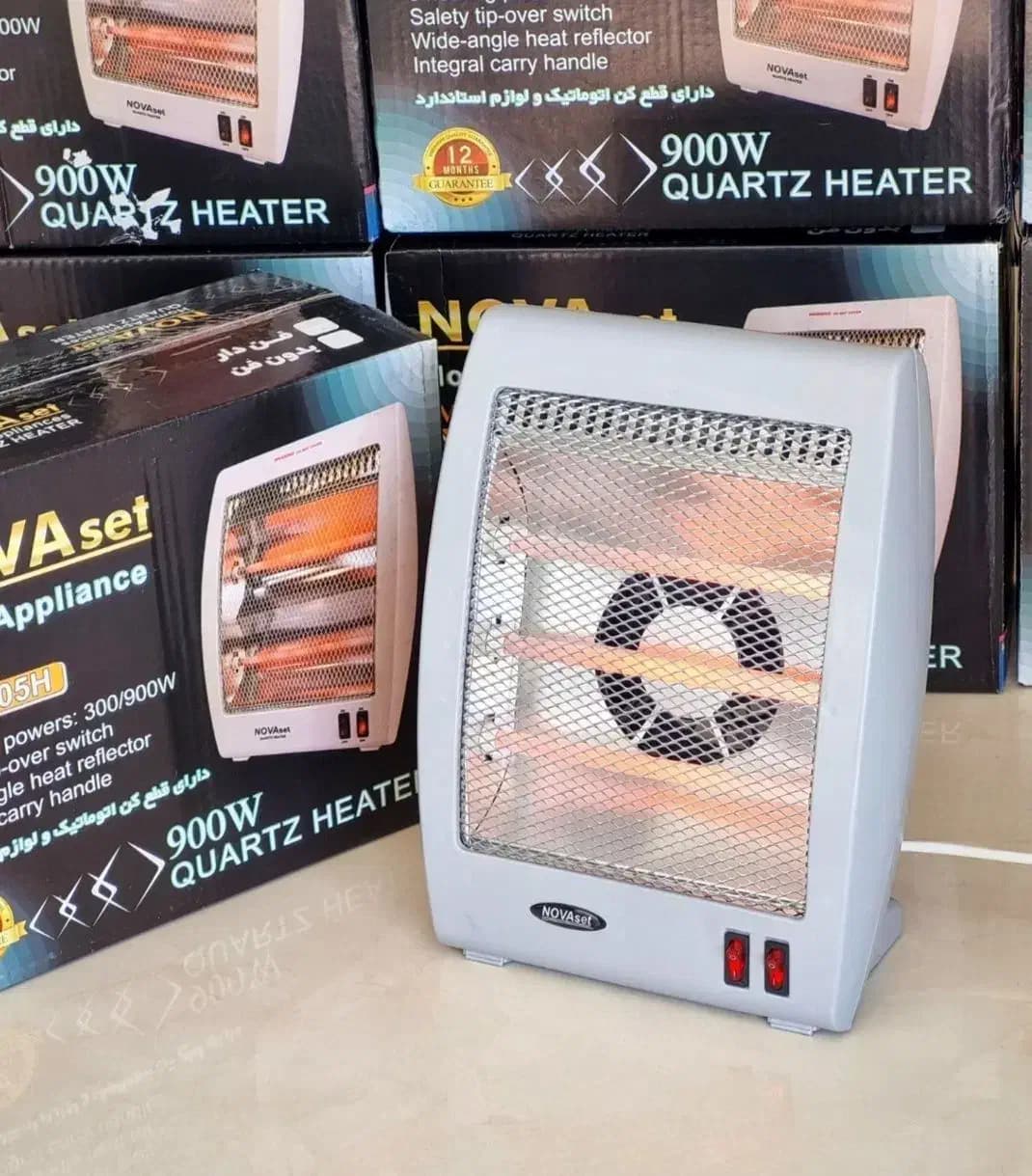بخاری برقی نوا فن دار Nova Set مدل NH-1205H — تصویر ۲