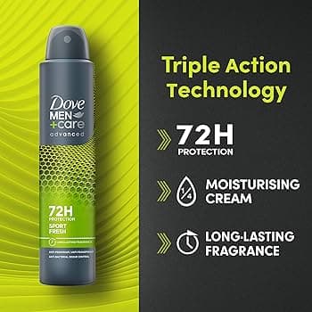 اسپری ضد تعریق مردانه داو Sport Fresh حجم 250 میل — تصویر ۲